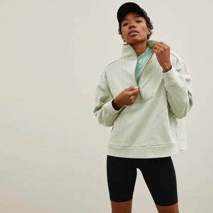 Everlane track half zip sweatshirt